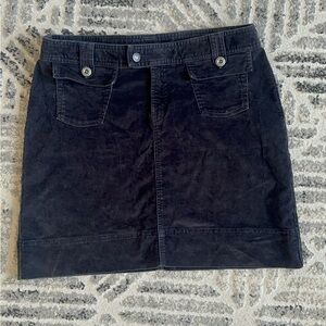 Patagonia Corduroy Black Skirt size 8